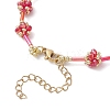 2Pcs 2 Colors Glass Seed Beaded Bracelets for Women BJEW-MZ00216-6