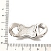304 Stainless Steel Magnetic Clasps STAS-R140-16P-02-3
