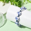 Handmade Printed Porcelain Braided Beaded Bracelets for Women BJEW-JB14196-2