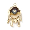 Brass Enamel Pendants KK-M308-04G-04-1