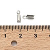 Tarnish Resistant 304 Stainless Steel Folding Crimp Ends LS-X-STAS-R063-28-4