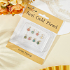 10Pcs 5 Colors Brass Enamel Charms KK-BBC0024-04-6