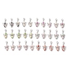 30Pcs 6 Colors Synthetic Turquoise Angel Pendant Decoration HJEW-JM02812-2