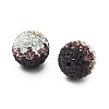 Gradient Color Design Polymer Clay Rhinestone Beads CLAY-NH0001-03C-2