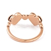 304 Stainless Steel Heart Finger Ring for Women RJEW-C086-10-RG-3