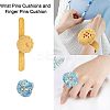 2Pcs Cloth Wrist Needle Cushions DIY-CA0004-92-4