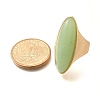 Resin Horse Eye Finger Rings LS-RJEW-R006-01G-04-5
