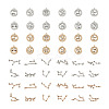 4 Sets 4 Styles Zinc Alloy Jewelry Pendant FIND-CD0001-09-2