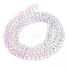 Transparent Painted Glass Beads Strands DGLA-A034-T3mm-A23-5