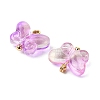 Alloy Glass Pendants GLAA-P080-01G-01-2