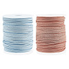 2 Rolls 2 Colors Flat Faux Suede Cord OCOR-DC0001-05-1