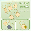 Acrylic Wine Glass Charms AJEW-GA00009-4