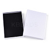 Rhombus Textured Cardboard Jewelry Boxes CBOX-T006-01F-1