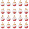 20Pcs Transparent Glass Globe Pendants GLAA-TA0003-57B-1