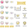 120Pcs 15 Styles Transparent Acrylic Beads TACR-SP0001-15-2
