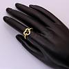Real 18K Gold Plated Brass Heart Finger Rings for Women RJEW-BB07658-8A-5