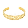 304 Stainless Steel Triquetra/Trinity Knot Hollow Open Cuff Bangles BJEW-S154-02G-2