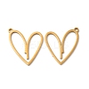 Ion Plating(IP) 304 Stainless Steel Pendants STAS-A070-28G-1