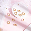 10Pcs Brass Spring Gate Rings KK-BBC0022-07B-4