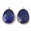 Natural Lapis Lazuli Pendants G-T131-08A-2