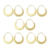 Brass Teardrop Hoop Earrings for Women EJEW-H092-10G-4