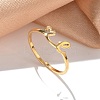 304 Stainless Steel Cuff Rings for Women RJEW-D285-01G-E-3