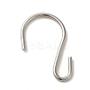 Non-Tarnish 304 Stainless Steel S-Hook Clasp STAS-C085-03J-P-1