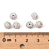 Polymer Clay Rhinestone Beads RB-H284-6MM-AB-3