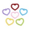Spray Painted Alloy Pendants PALLOY-T092-89M-1