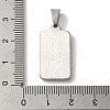 Non-Tarnish 304 Stainless Steel Pendants STAS-L081-034P-3