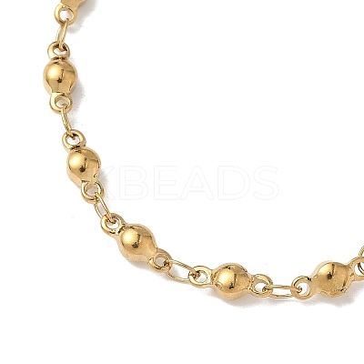 304 Stainless Steel Bar Link Chains Bracelet Making AJEW-JB01350-01-1