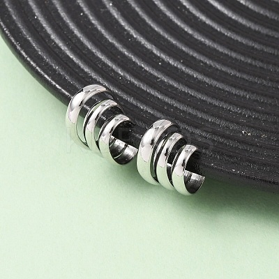 304 Stainless Steel Triple C-Shaped Cuff Earrings EJEW-K268-87P-1