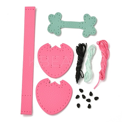 DIY Strawberry Keychain Kits DIY-A009-06-1