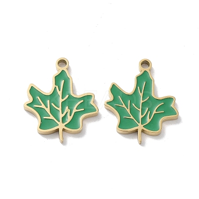 Ion Plating(IP) 304 Stainless Steel Enamel Pendants LS-STAS-P339-15G-01-1