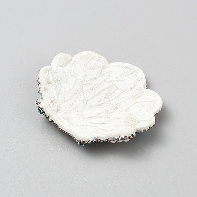 Embroidery Cloth Rhinestone Sew On Patches DIY-WH0671-048C-1
