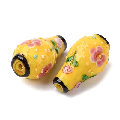 Handmade Lampwork Beads LAMP-F041-01B-1