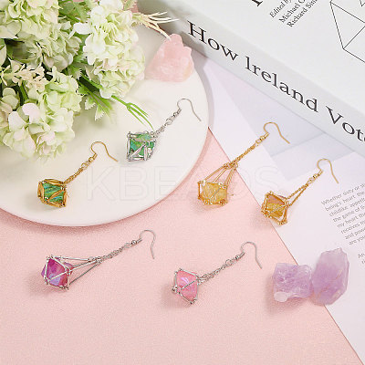 6 Pairs 304 Stainless Steel Hoop Earring Findings EJEW-CA00001-1