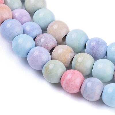 Natural Rainbow Alashan Agate Beads Strands G-G806-04-4mm-1