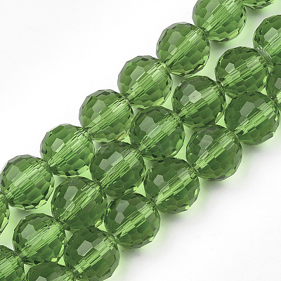 Transparent Glass Bead Strands LS-GLAA-R095-8mm-14-1