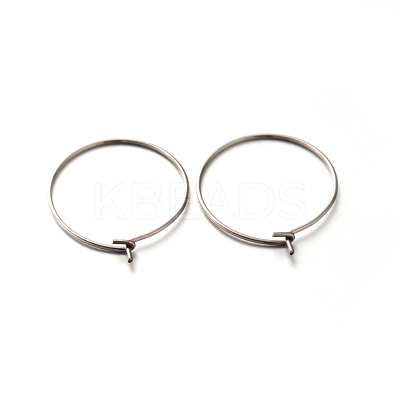 304 Stainless Steel Wine Glass Charms Rings A-STAS-E088-17-1