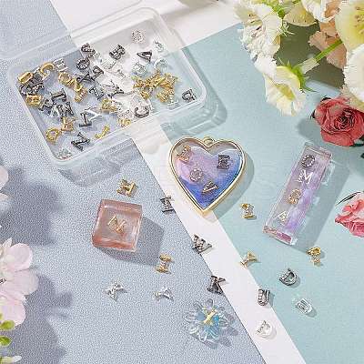 78Pcs 3 colors Alloy Cabochons MRMJ-OC0002-56-1