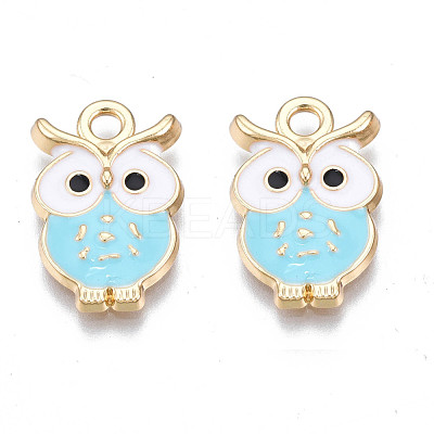 Alloy Enamel Pendants PALLOY-N170-019C-NR-1