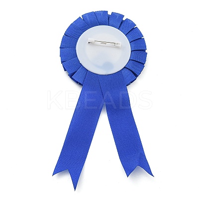 Award Ribbon Shape Tinplate Badge Pins JEWB-XCP0001-05-1