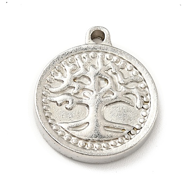 Non-Tarnish 201 Stainless Steel Machine Polishing Pendants STAS-G261-24P-1