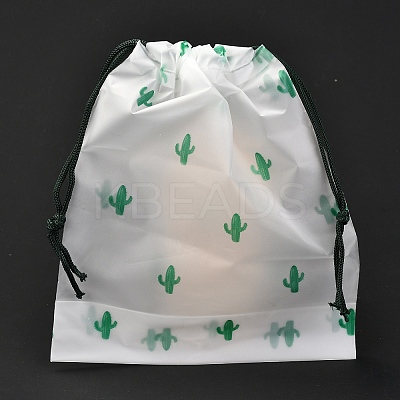 Plastic Frosted Drawstring Bags LS-ABAG-M003-01A-07-1