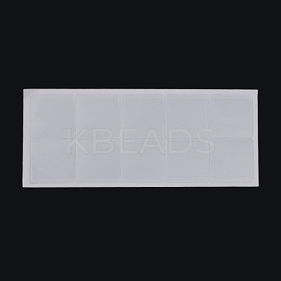 Plastic Necklace Chain Adhesive Pouch for Necklace Display Cards AJEW-P088-02-1
