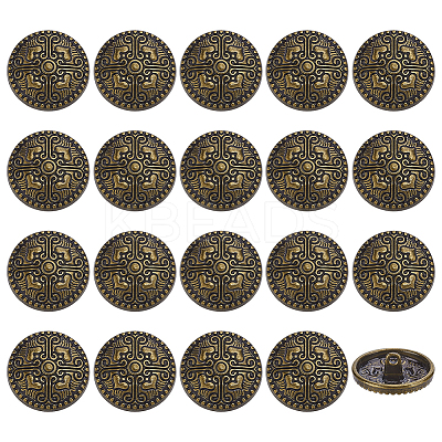 1-Hole Alloy Buttons FIND-FG0004-58A-1