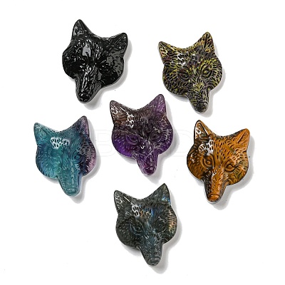 Natural Mixed Gemstone Pendants G-M417-07-1