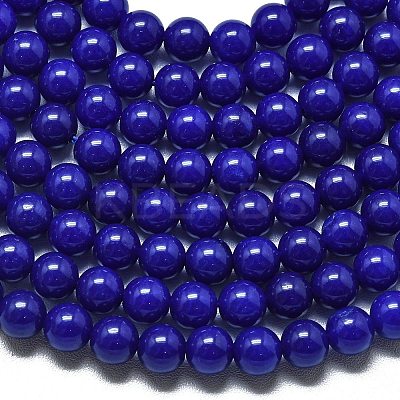 Natural Malaysia Jade Beads Strands G-L645-A01-6mm-07-1