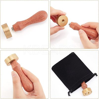 1Pc Brass Stamp Head DIY-OC0008-66D-1